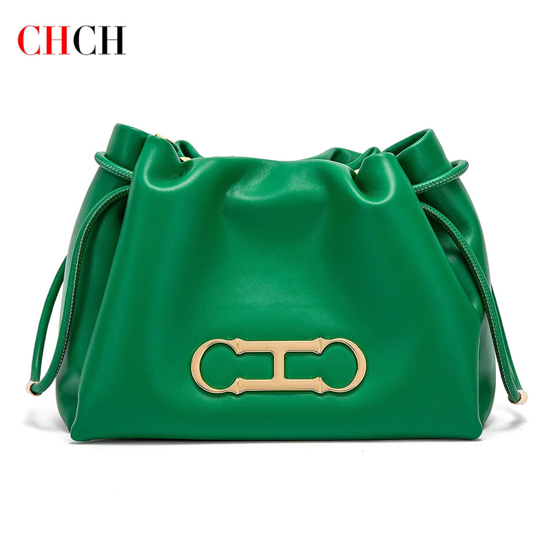 CHCH Women's Shoulder Bag New PU Cloud Bag 2024 New Crossbody Bag Party Wallet