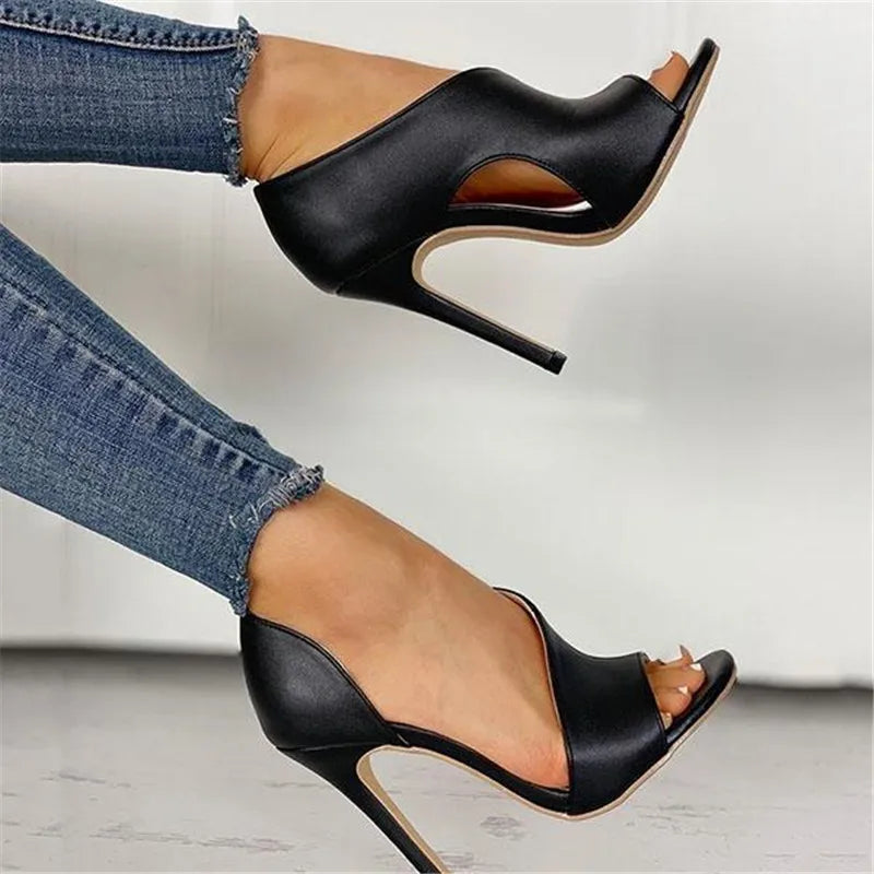 Plus Size 35-43 Shoes for Women Summer 2024 Fashion Pumps Sexy High Heel Party Evening Wedding Sandals Roman Style Shoes