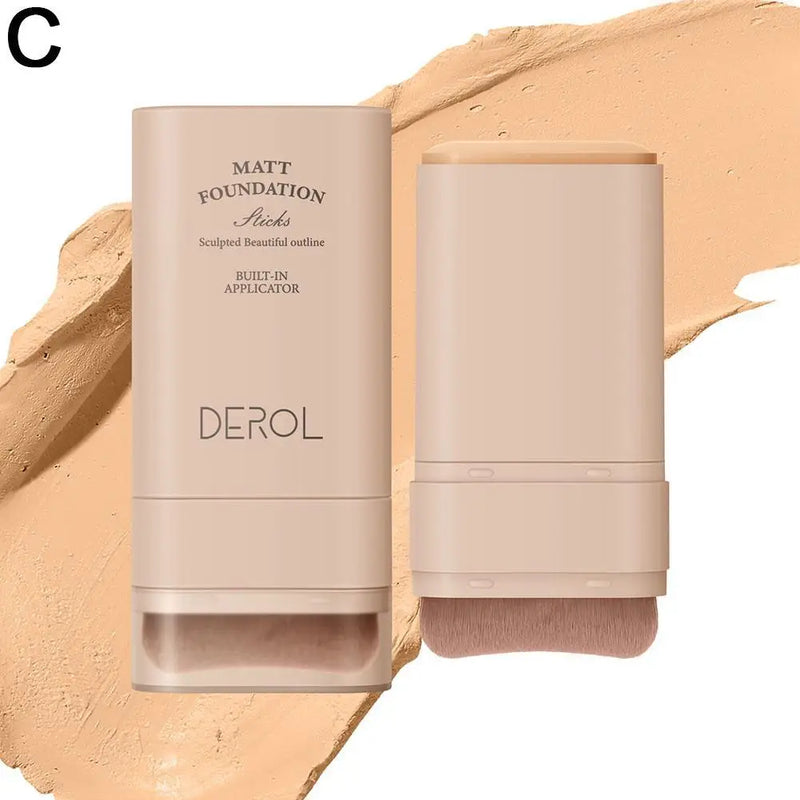 Base em bastão DEROL Eraser com pincel de maquiagem