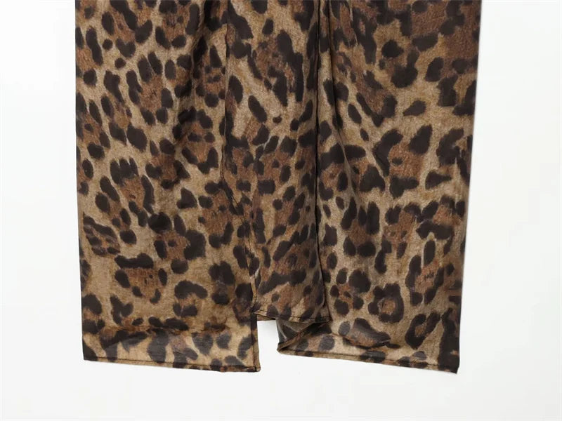 Women's Skirt 2026 New Fashion Summer Animal Print Wrap Skirt for Women Casual Chic Personality Ladies Skirt