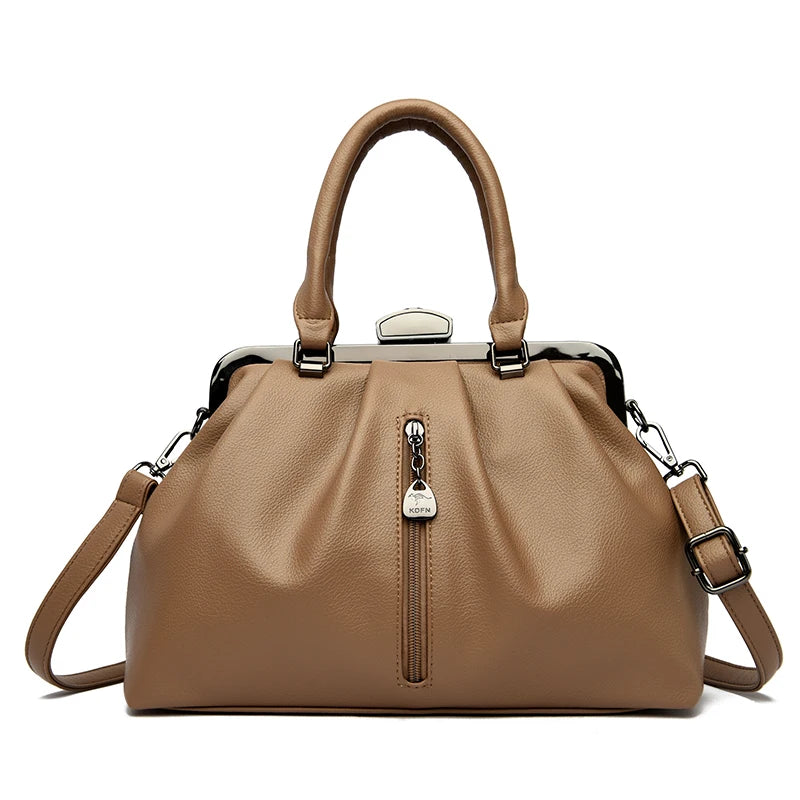 Brand Luxury Handbags Women Bags Designer Real Leather Handbag Leisure Crossbody Bags for Women New Lady Shoulder Bag Tote Bolsa