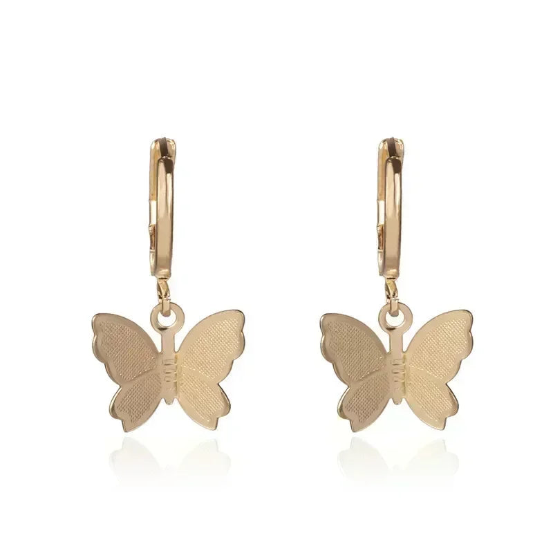 Exaggerated Irregular Lines Big Dangle Earrings for Women Minimalist Asymmetric Twisted Personalized Accessories Fashion Jewelry