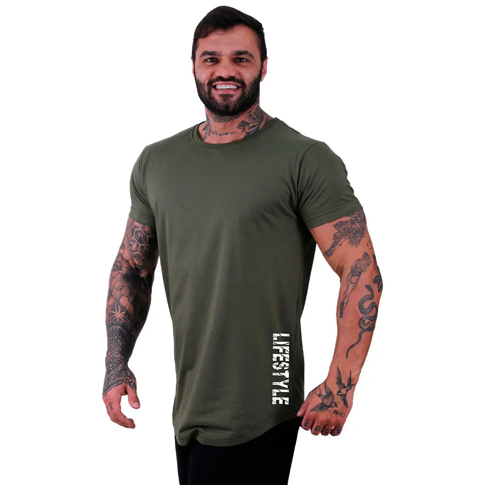 MXD Concept Printed Fitness Workout Fit Lonline T-Shirt