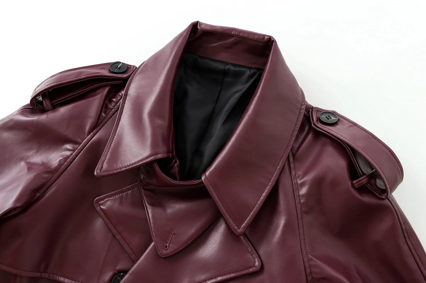 MUJER Faux Leather Bomber Jackets for Women Fashion Cropped Jacket Woman Streetwear Outerwears Long Sleeve Jacket Women Coats