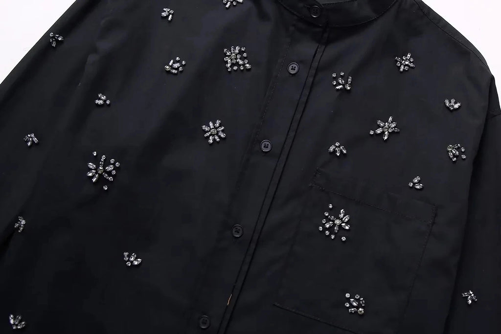 Blusas brancas elegantes da moda primavera 2025, blusas com lapela vazada, camisa slim feminina, casual, streetwear, blusa feminina para escritório