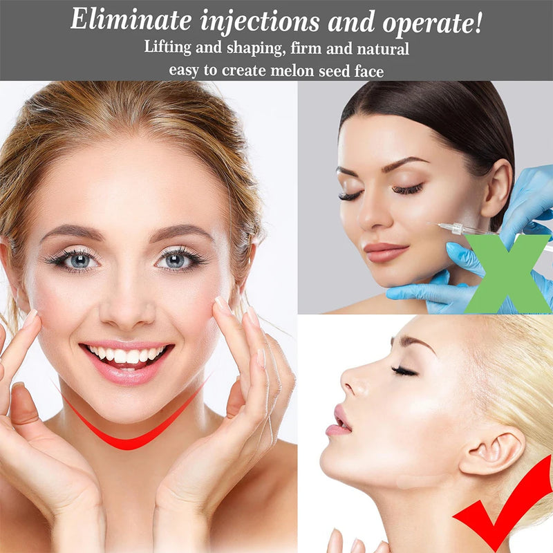 Adesivo facial fino com 100 peças, adesivo invisível para lifting facial, adesivo em V, fita adesiva antirrugas respirável, adesivo para lifting de queixo, cuidados com a pele