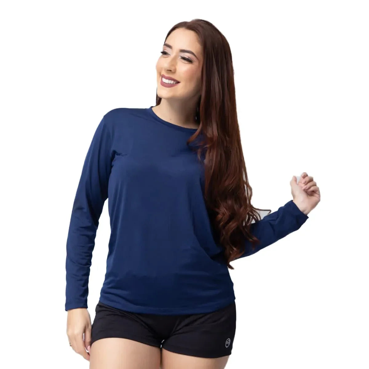 Blusa térmica feminina Segunda pele Proteção UV 02