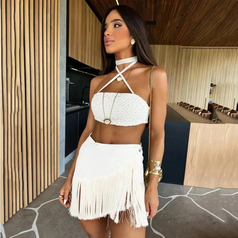 Black Beach Dress Women's Swimsuit Sexy Swimwear 2024 Bikini Skirt Female Kimono Beach Outing Pareo Beach Cover Up Bath Suits