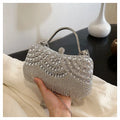 Bolsas de banquete femininas luxuosas, novas bolsas de noite com borlas cravejadas de diamantes, bolsa de casamento feminina, vestido, bolsa de festa com miçangas