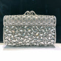 2025 Women Crystal Green/Gold/Silver Evening Bags Party Cocktail Formal Dinner Ladies Diamond Clutch Purse Wedding Handbags