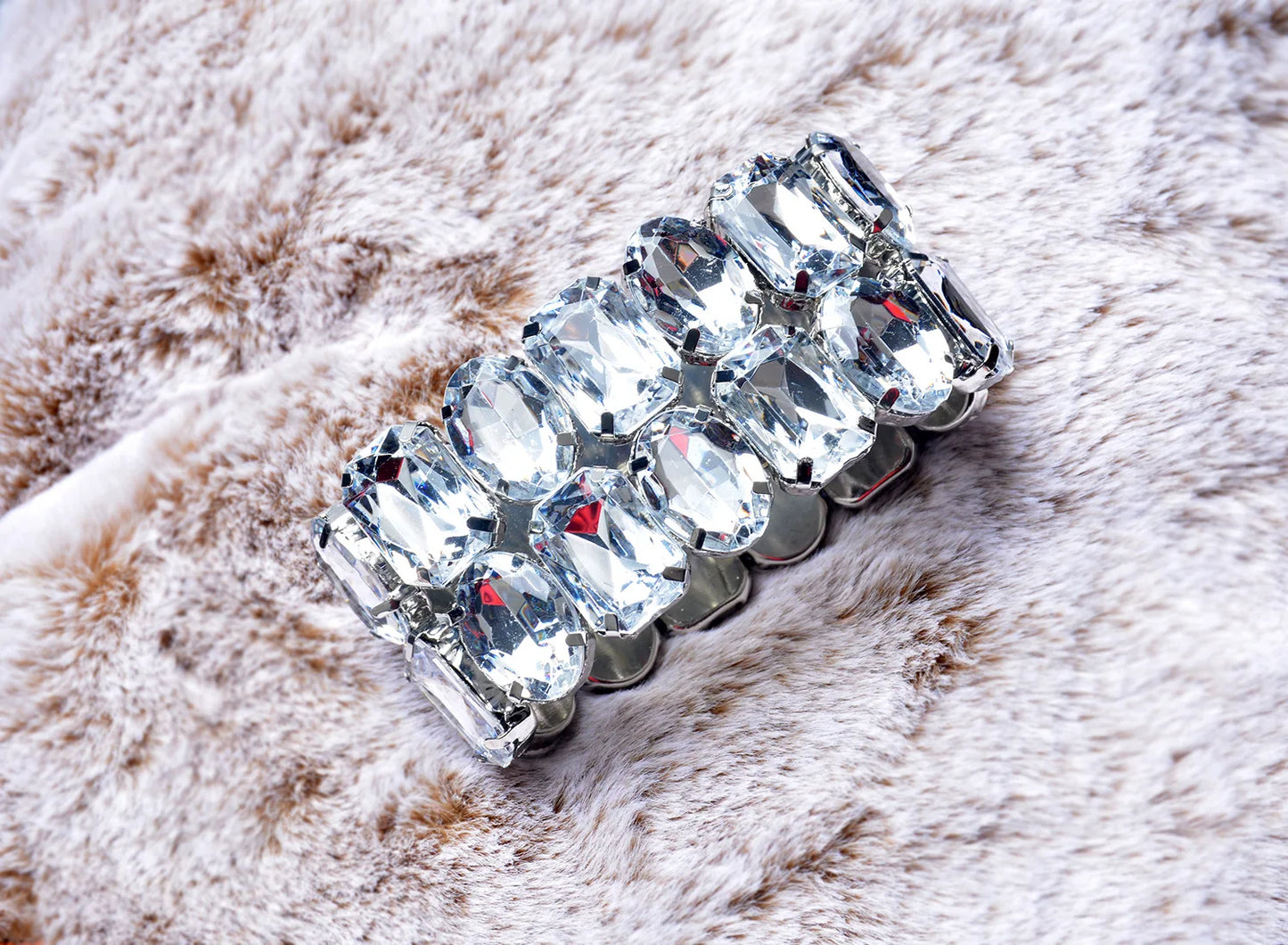 Fashion Ladies Stretch Bracelet Exquisite Crystal Girl Bracelet Jewelry Wedding Bridal Jewelry Accessories Gifts