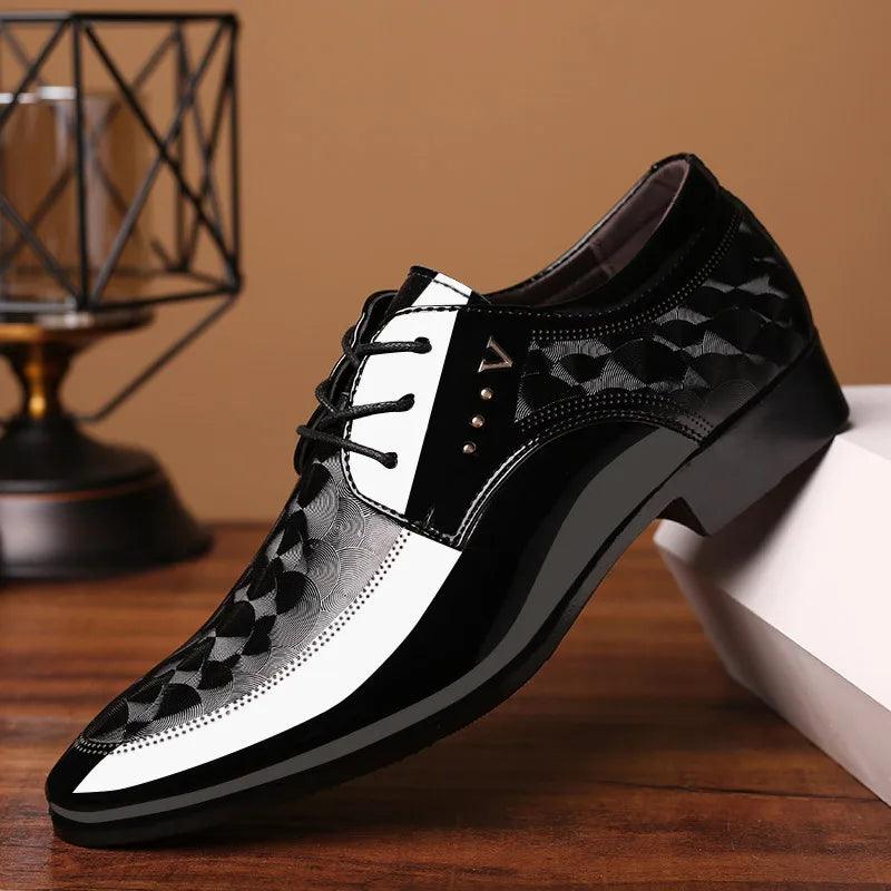 2024 New Leather Shoes for Men Business Dress Shoes Versatile Wedding Shoes Men Shoe Designer Loafers Men Zapatos Para Hombres - CRAVO ROSE