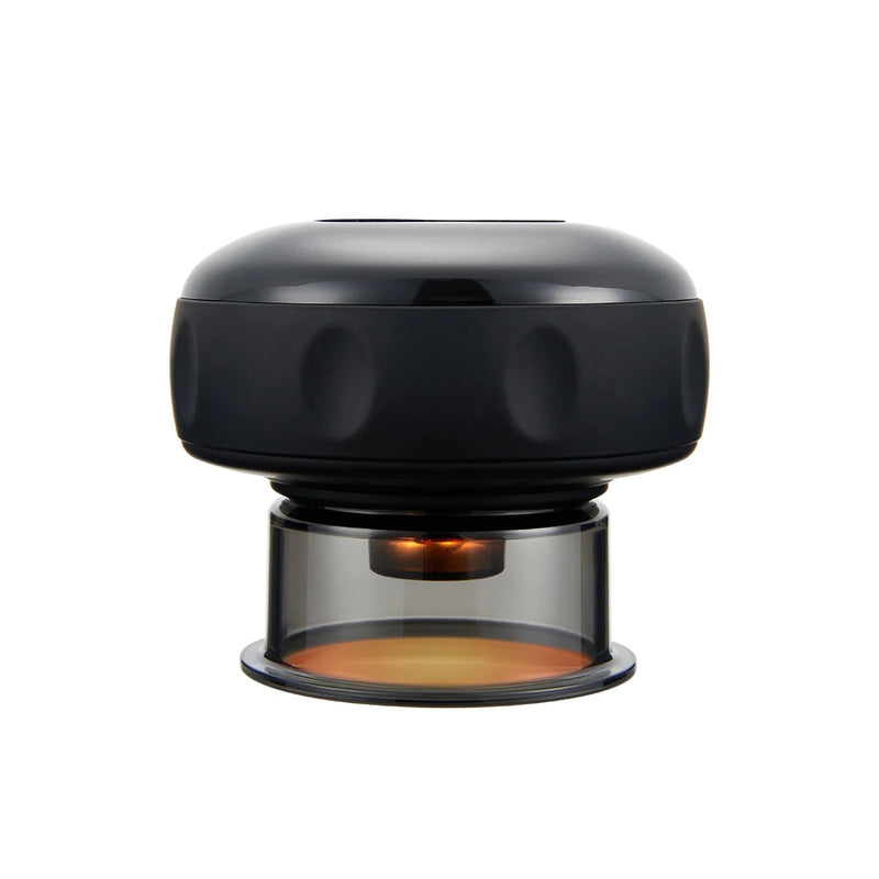 Massageador elétrico de terapia com ventosas para o corpo, anticelulite, aquecimento com luz vermelha, vibração, guasha, raspagem de gordura, queima de gordura e emagrecimento