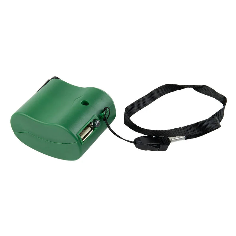 Carregador de manivela USB 1 peça, gerador manual, dínamo móvel, carregador de emergência, ferramenta portátil para atividades ao ar livre