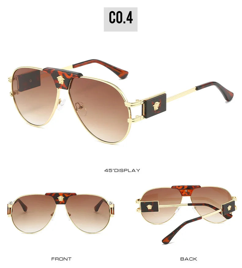 2024 Luxury Men'S Polarized Sunglasses Driving Sunglasses For Men Women Brand Designer Male Vintage Black Pilot Sunglasses Uv400