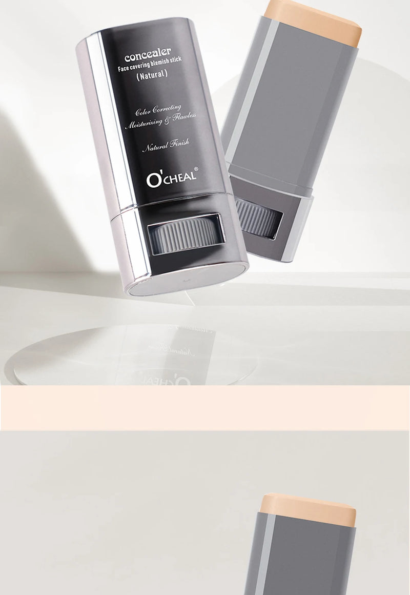 Ocheal Base Facial Contorno em Bastão Longa Duração Leve Iluminador em Bastão Corretivo Facial Contorno de Imperfeições Maquiagem de Beleza