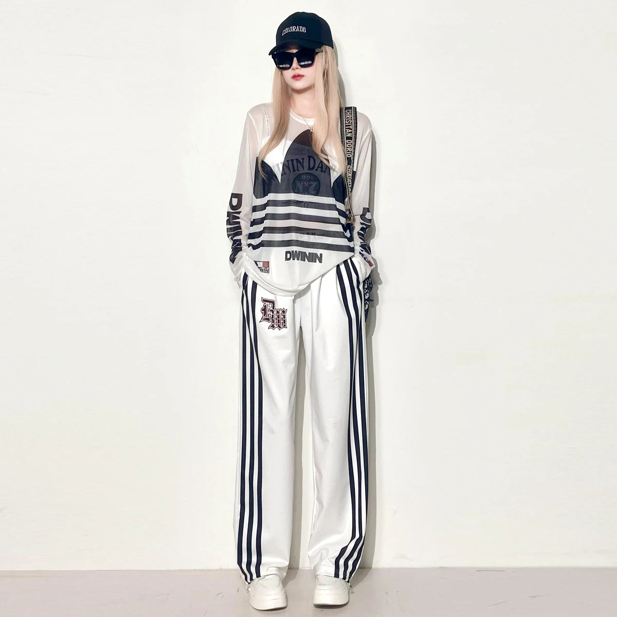 Summer Mesh Base Shirt Women's Sunshade Cover up Printed Thin Long Sleeve T-Shirt Casual Loose Fit Polyester Fiber