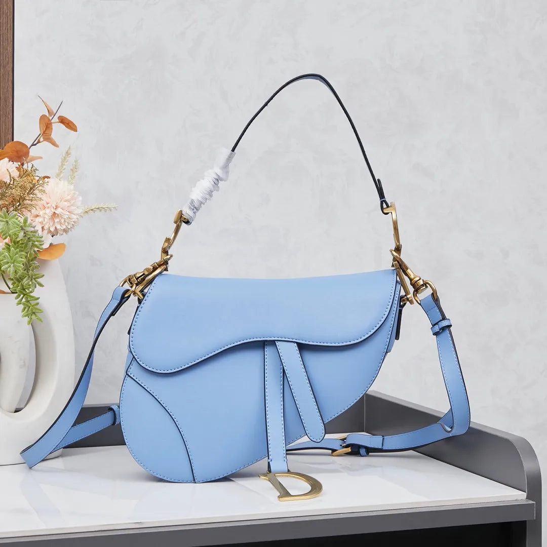 Bolsa crossbody feminina da moda com alça de ombro larga axilas pequena bolsa vintage bolsa de axila material de lona bolsa de sela - CRAVO ROSE