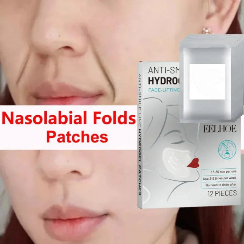 Máscara Patch Firmadora e Diluente para Linhas Finas Patch Hidrocristalino Anti-Idade Lifting Flacidez Pele Facial Máscaras de Nutrição Profunda