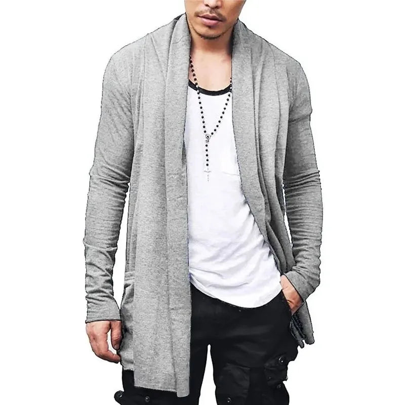 Blusa Moleton Masculina Cardigan Sobretudo Casaco De Frio