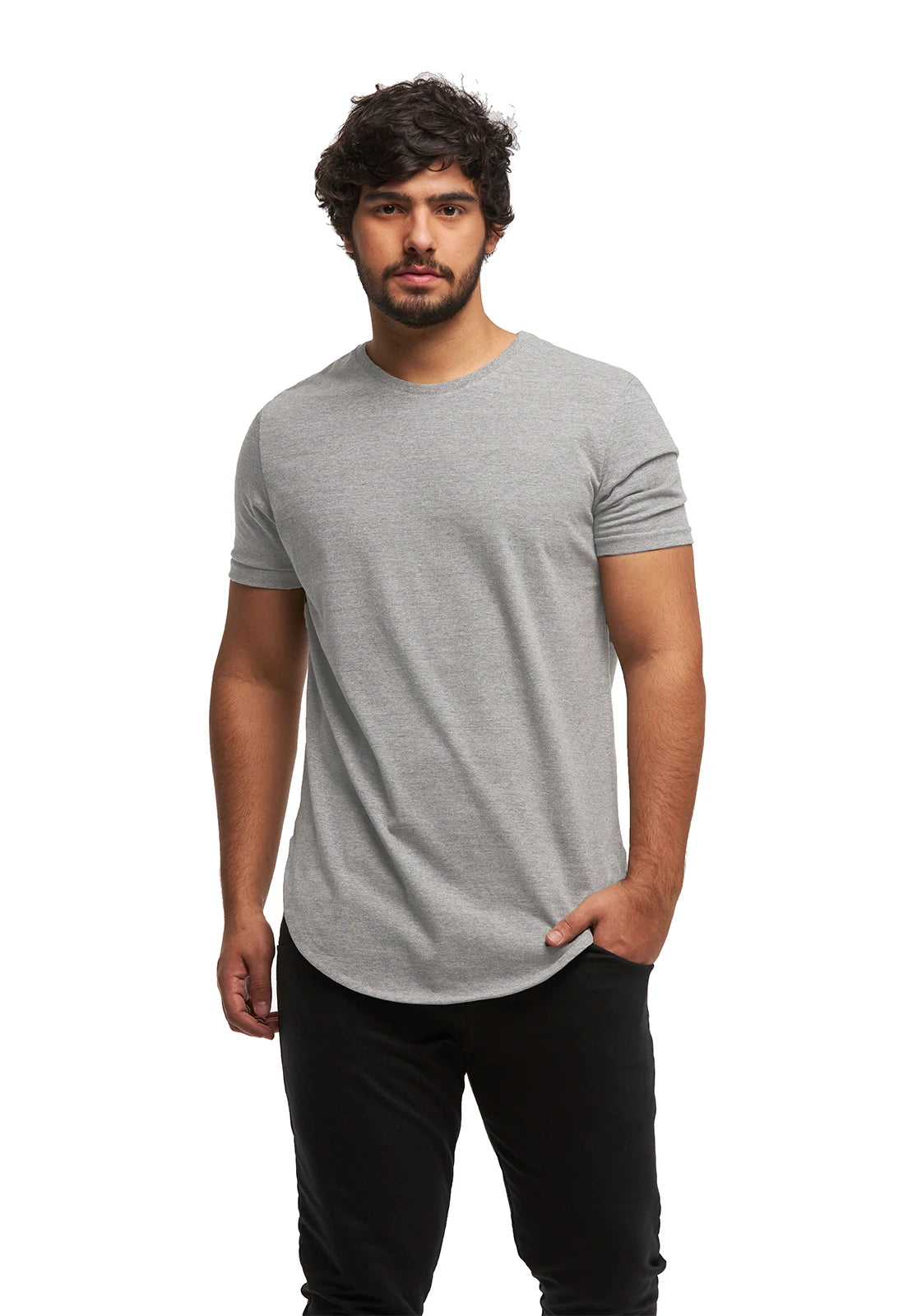 OVERSIZED MALE LONGLINE SHIRT SHIRT SHORT SLEEVE C1