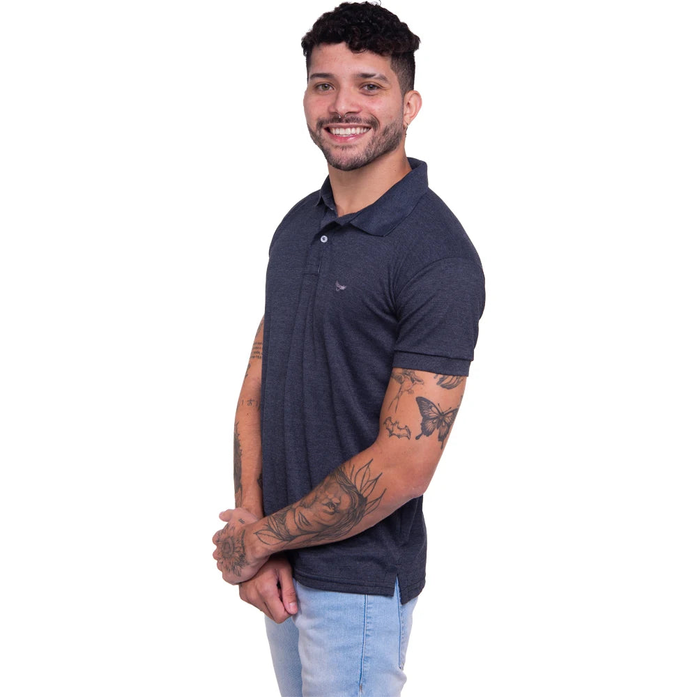 Camisa Polo Masculina Original Polo Silver Owl