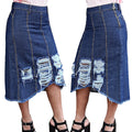 Kit 2 Women's Jeans Skirt Evangelical Fashion Evasê Premiun manufactures wholesale resale