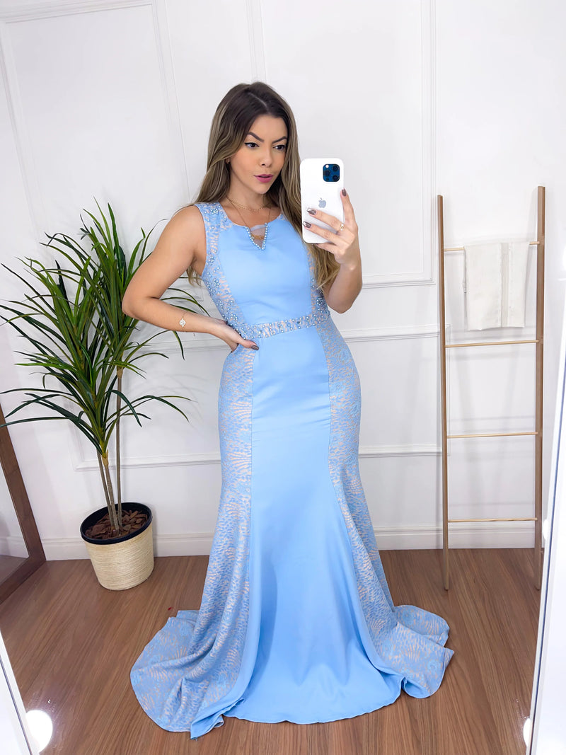 Women's Clothing/Dress/Long/Party/Grip/Bare Coast/Mermaid Model // EM8191-44