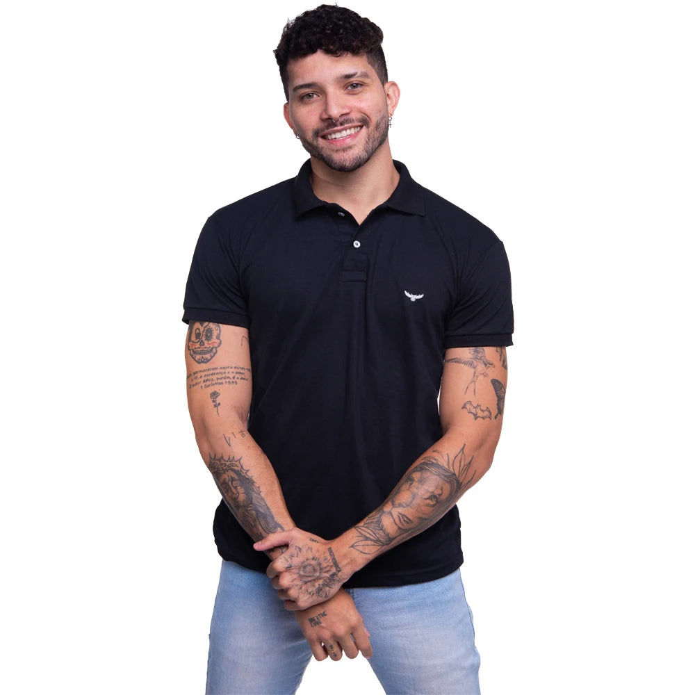 Camisa Polo Masculina Original Polo Silver Owl