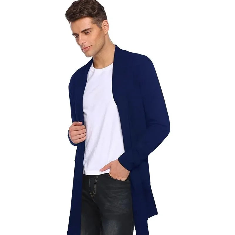 Blusa Moleton Masculina Cardigan Sobretudo Casaco De Frio