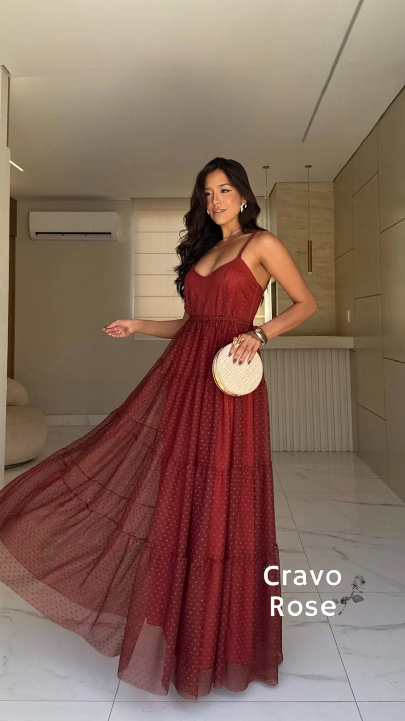 Vestidos nacionais longos
